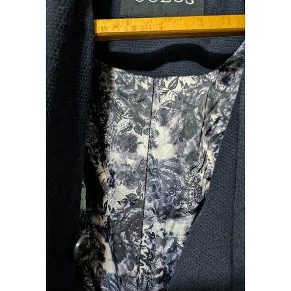 Guess Wool Blend Trench Coat Belted Military Inspired Women's Size S Small (A24) - Picture 4 of 5